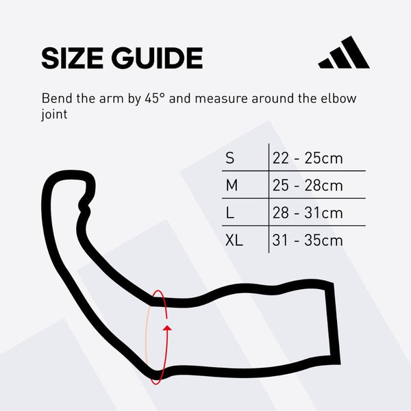 Adidas Elbow Support (ADSU - 12431/2/3/4WH) - Gymsportz