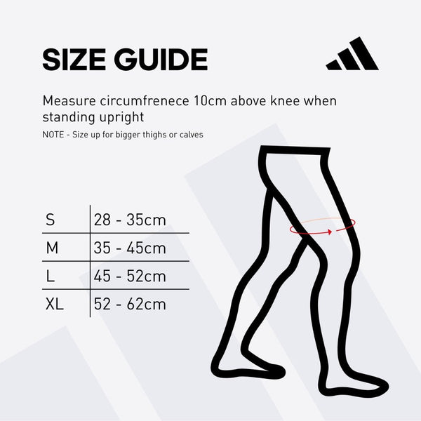 Adidas Knee Support (ADSU - 12421/2/3/4WH) - Gymsportz