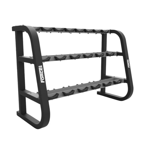 Force USA 3 Tier Round Dumbbell Rack - Gymsportz