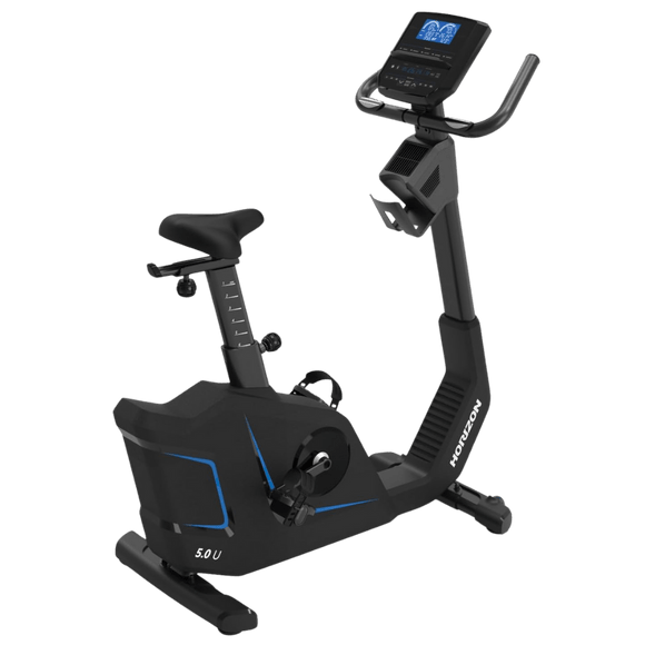 Horizon 5.0U Upright Bike - Gymsportz