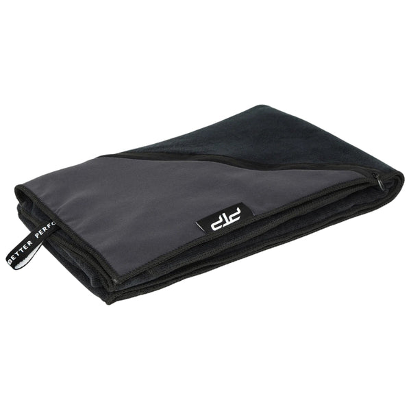 PTP Microfibre Action Towel Large – Black - Gymsportz