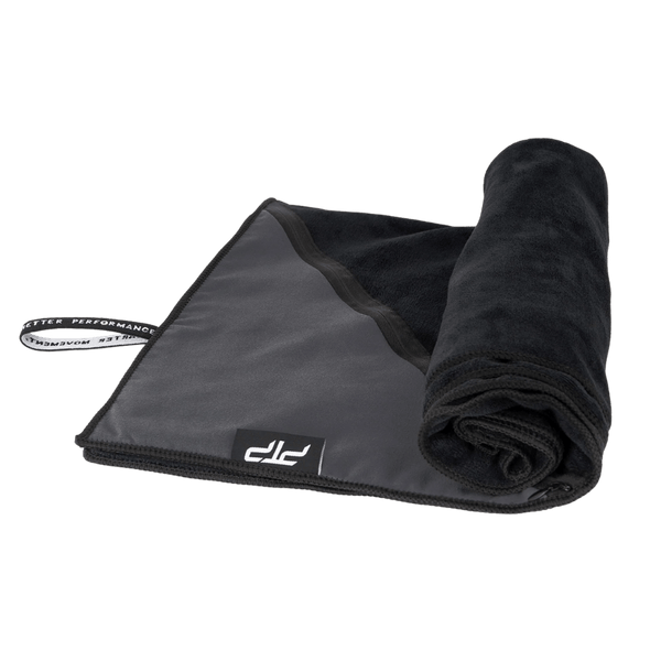 PTP Microfibre Action Towel Large – Black - Gymsportz