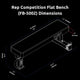 REP Competition Flat Bench (FB - 5002) - Gymsportz