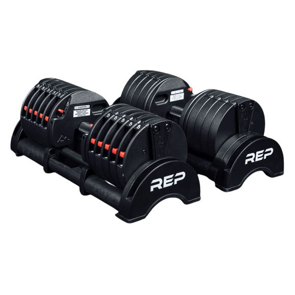 REP QuickDraw Adjustable Dumbbell (In Pairs) - Gymsportz