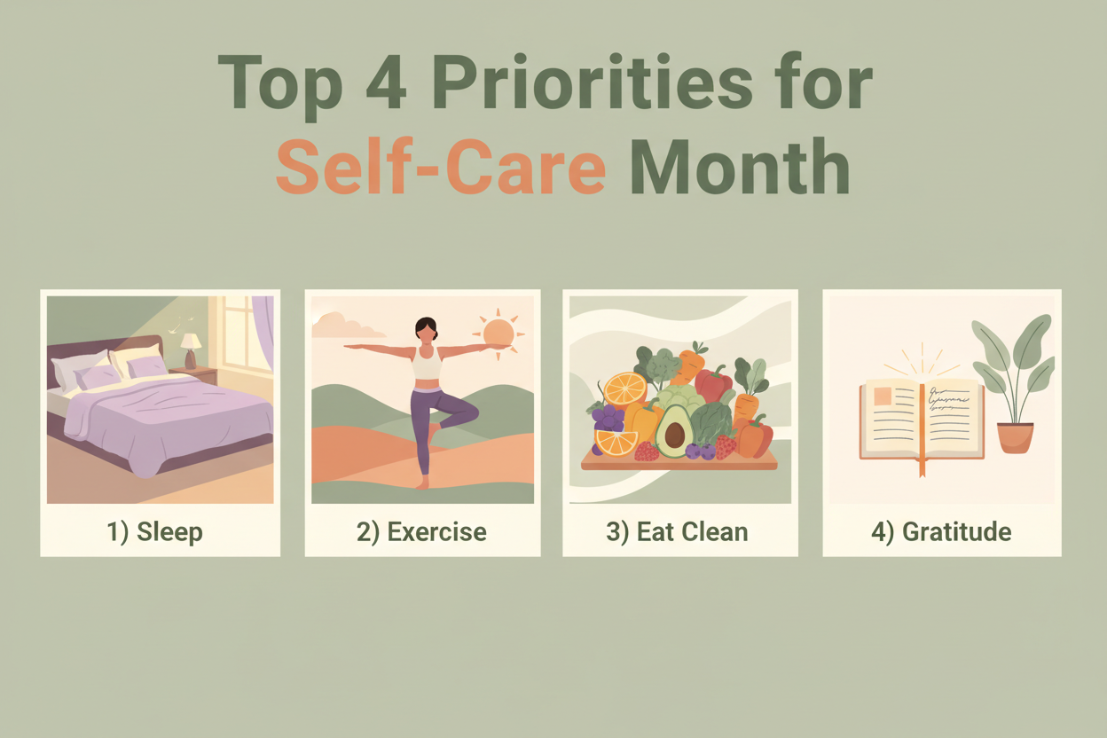 Top 4 Priorities For Self-care Month