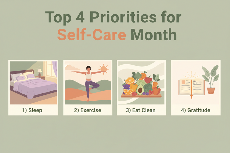 Top 4 Priorities For Self-care Month