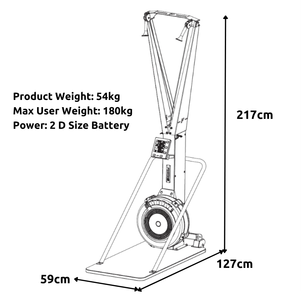 Force USA Ski Trainer & Stand 2.0 (F-SKIERG)