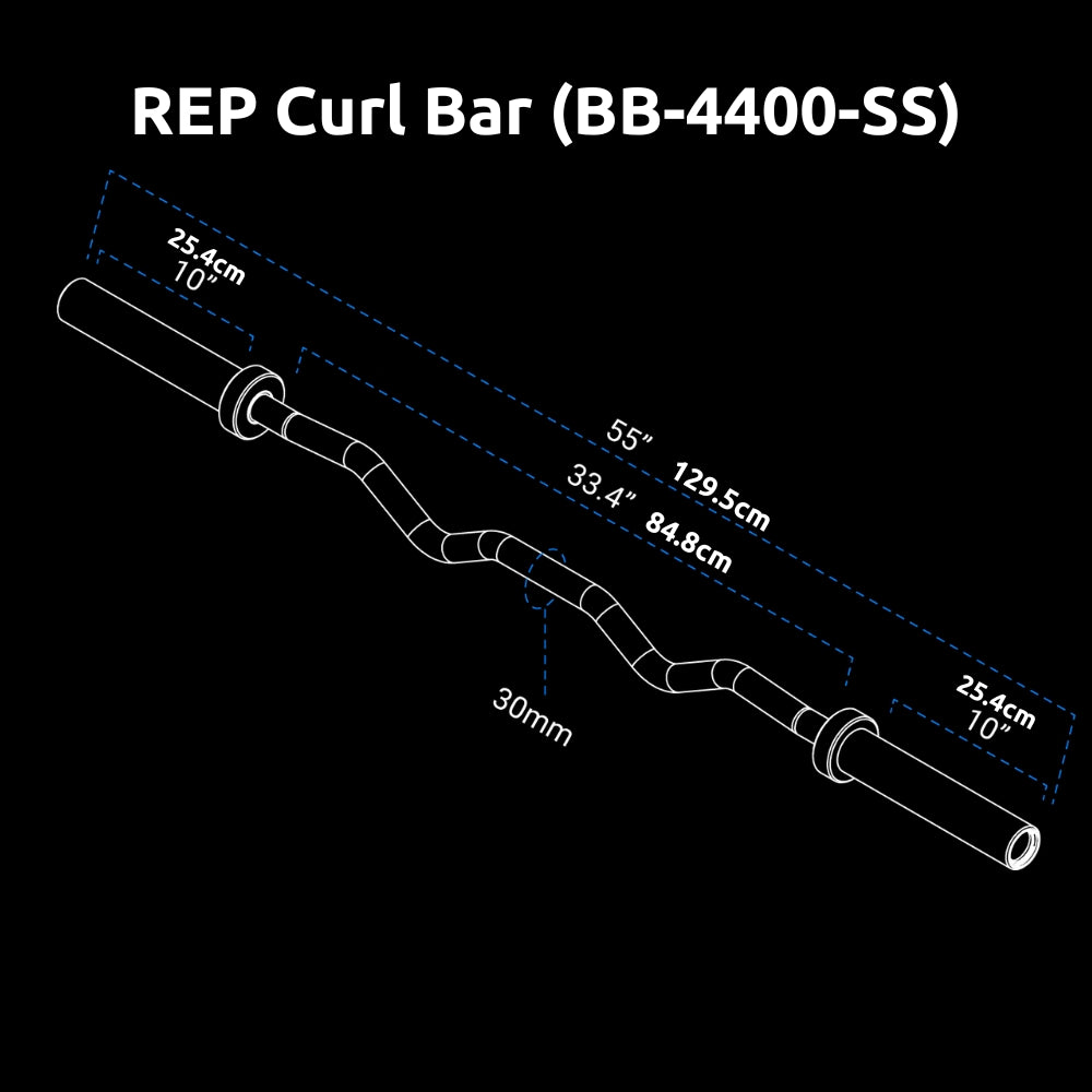 REP Curl Bar (BB-4400-SS)