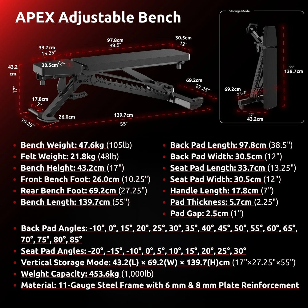 APEX Adjustable Bench