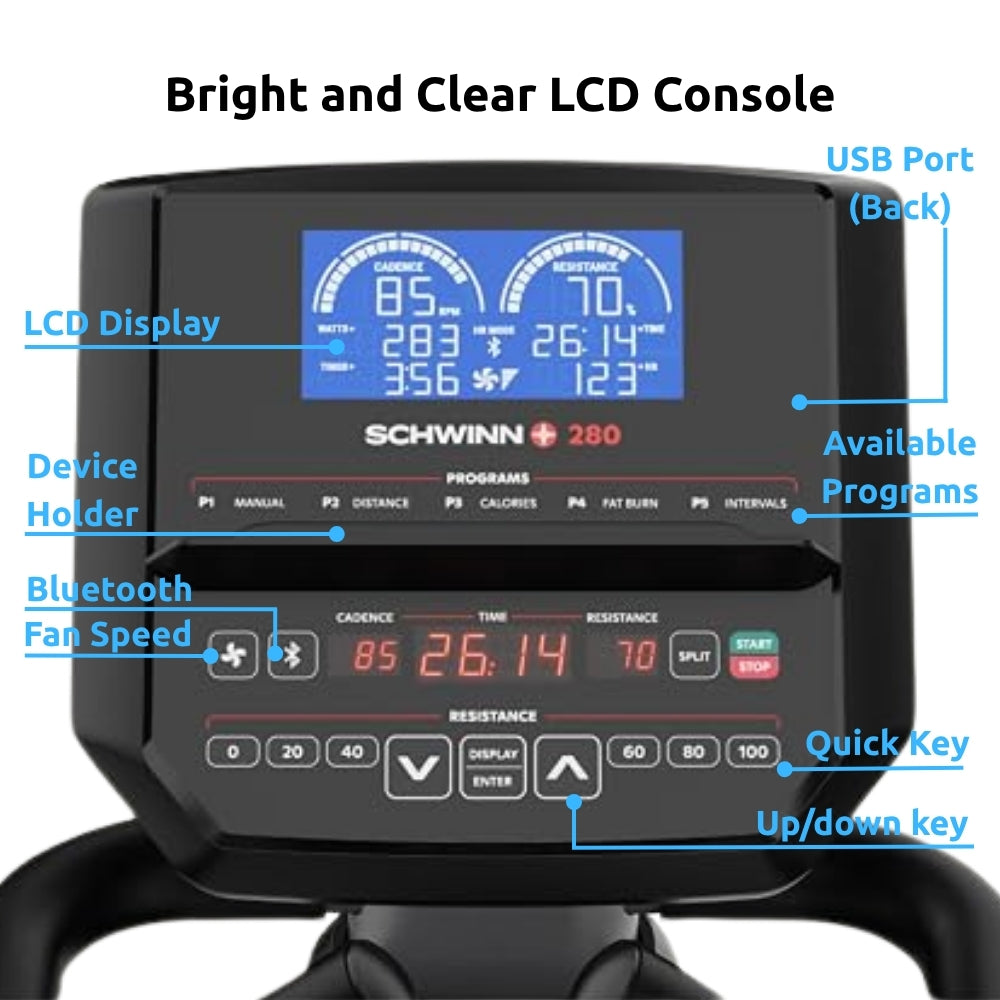 Schwinn 280R Recumbent Bike