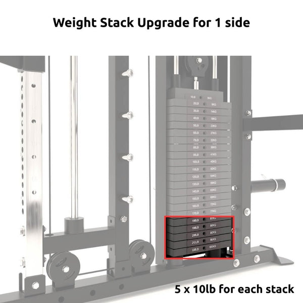 50lb Force USA Add - On Weight (F - WS - UPGRADE - 50lb) - Gymsportz