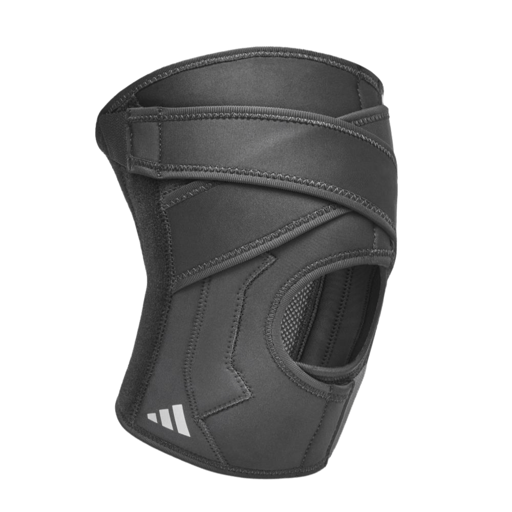 Adidas Adjustable Knee Support with Straps – Black (ADSU - 15011/2/3/4) - Gymsportz
