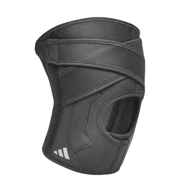 Adidas Adjustable Knee Support with Straps – Black (ADSU - 15011/2/3/4) - Gymsportz