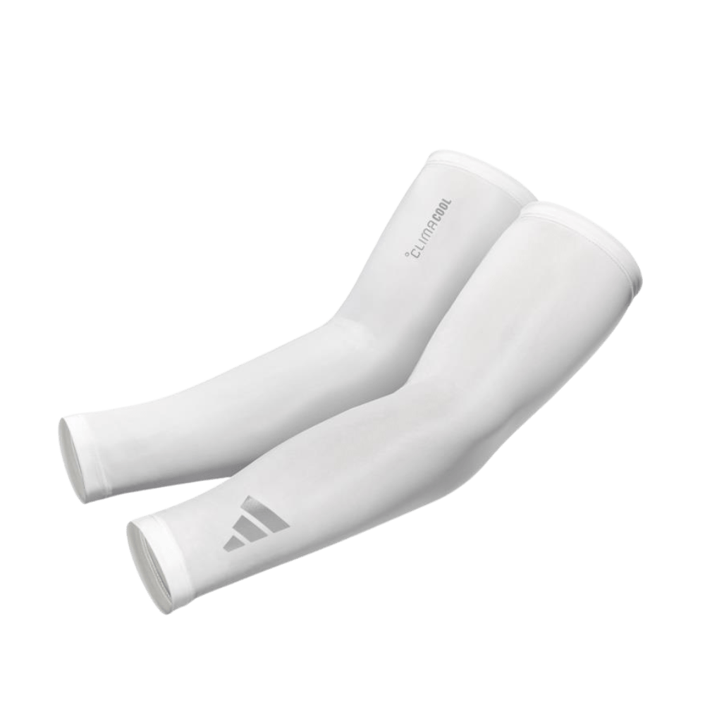 Adidas Aeroready Compression Arm Sleeves - White (In Pairs) (ADSL - 13011/2WH) - Gymsportz