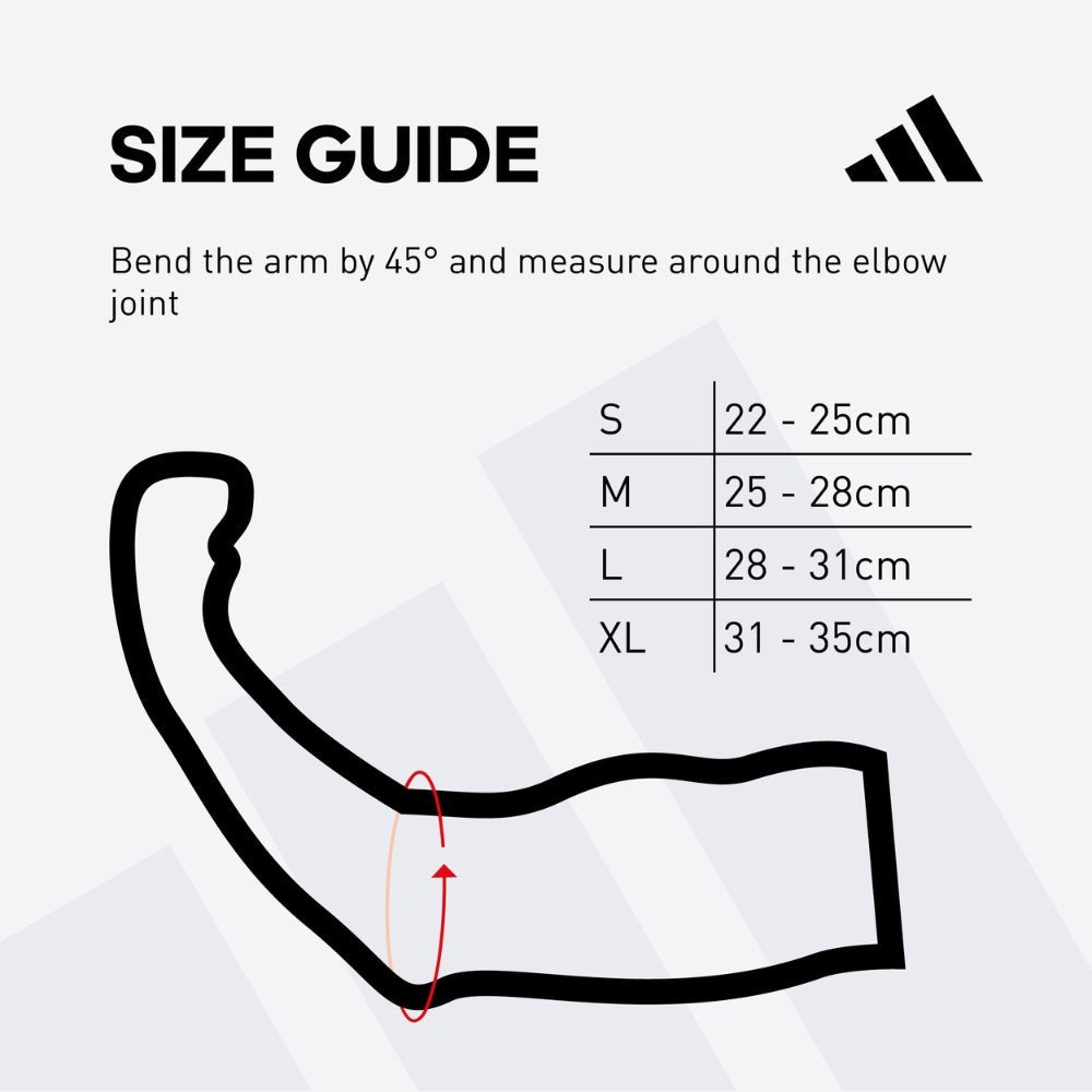 Adidas Elbow Support (ADSU - 12431/2/3/4WH) - Gymsportz