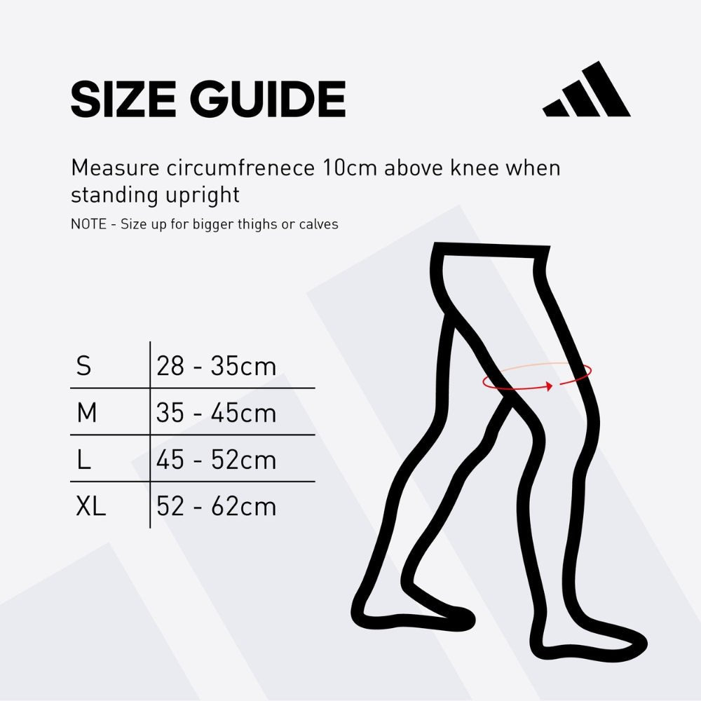Adidas Knee Support (ADSU - 12421/2/3/4WH) - Gymsportz