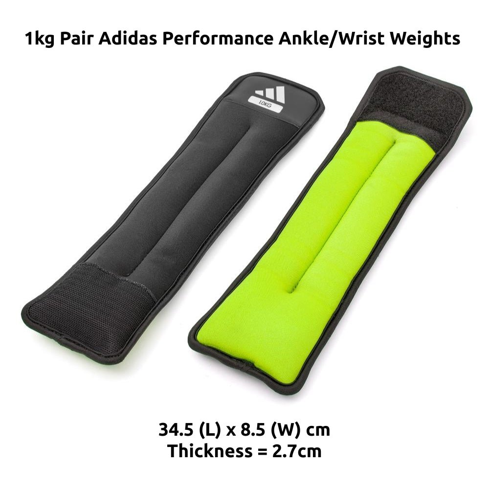 Adidas Performance Ankle/Wrist Weights (In Pairs) (ADWT - 12631/2 - NL) - Gymsportz
