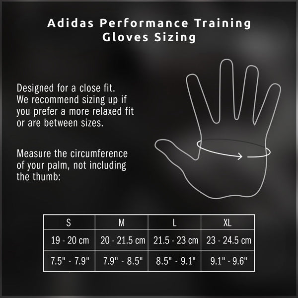 Adidas Performance Training Gloves (In Pairs) (ADGB - 15011/2/3/4GR) - Gymsportz