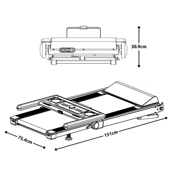 Adidas T - 1 Folding Treadmill - Gymsportz