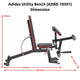 Adidas Utility Bench (ADBE-10301) - Gymsportz