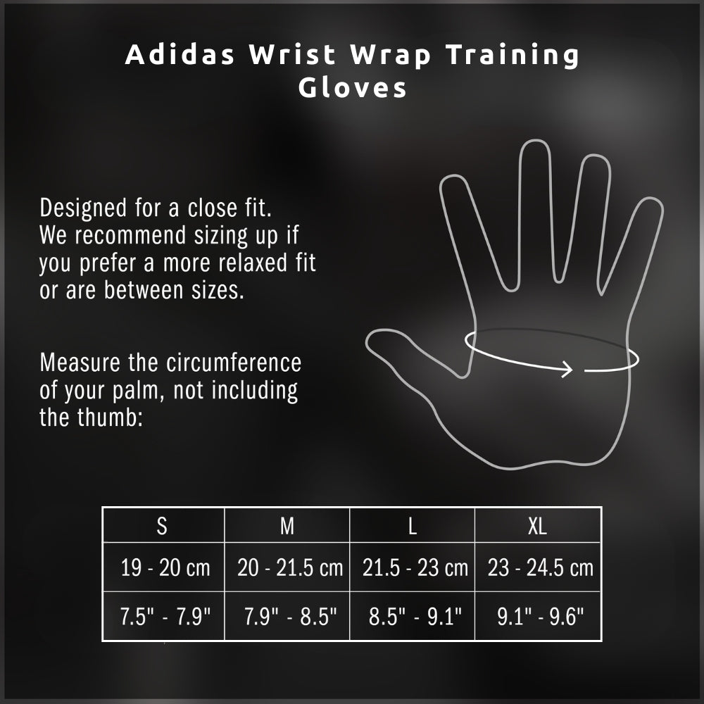 Adidas Wrist Wrap Training Gloves (In Pairs) (ADGB - 15051/2/3/4) - Gymsportz