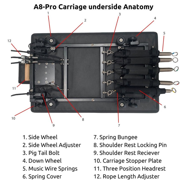 Align A8 - Pro Pilates Reformer - Gymsportz