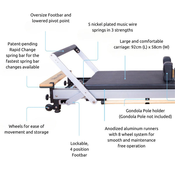 Align C8 - Pro Pilates Reformer - Gymsportz