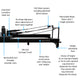 Align C8 - Pro Pilates Reformer Noir Black - Gymsportz