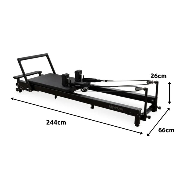 Align C8 - Pro Pilates Reformer Noir Black - Gymsportz