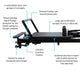 Align C8 - Pro Pilates Reformer Noir Black - Gymsportz