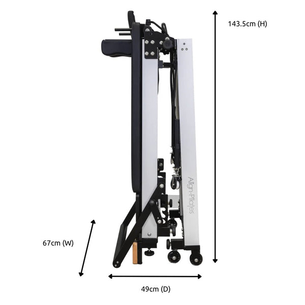 Align F3 Folding Pilates Reformer - Gymsportz