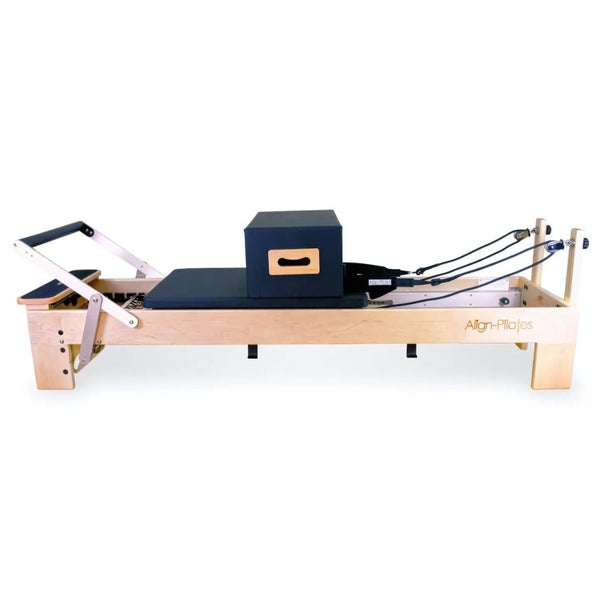 Align M8 - Pro Maple Wood Pilates Reformer with Sitting Box - Gymsportz