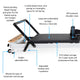 Align R8 - Pro Pilates Reformer – White - Gymsportz