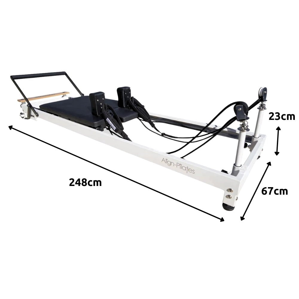 Align R8 - Pro Pilates Reformer – White - Gymsportz