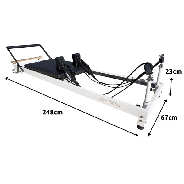 Align R8 - Pro Pilates Reformer – White - Gymsportz