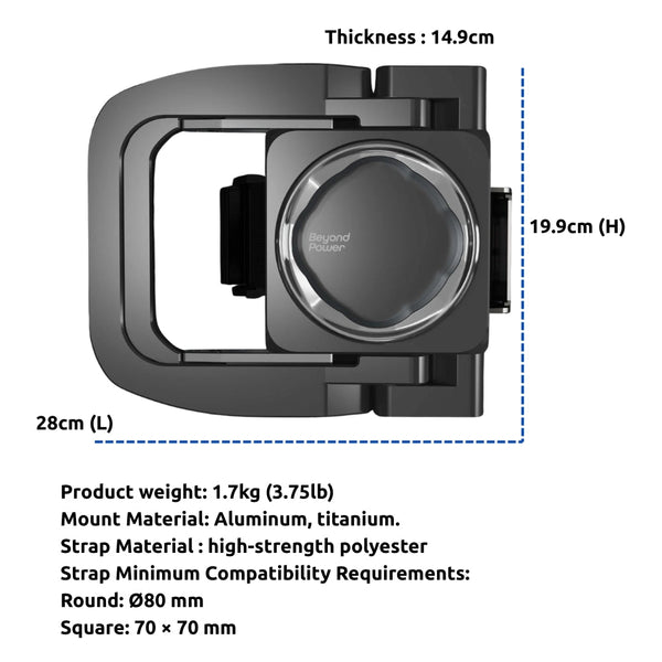Beyond Power Strap Mount - Gymsportz