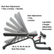 Bodycraft F602 Deluxe FID Weight Bench - Gymsportz