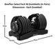 Bowflex SelectTech 90 Dumbbells (In Pairs) - Gymsportz