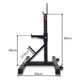 Bullz 410SS Independent Squat Stand - Gymsportz