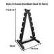 Bullz A-Frame Dumbbell Rack - Gymsportz