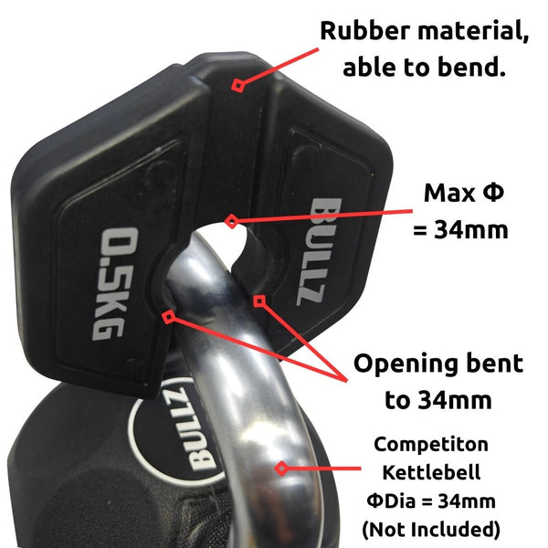 Bullz Addon Change Plate (In Pairs) - Gymsportz