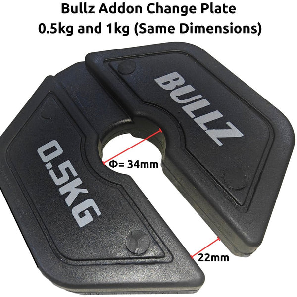 Bullz Addon Change Plate (In Pairs) - Gymsportz