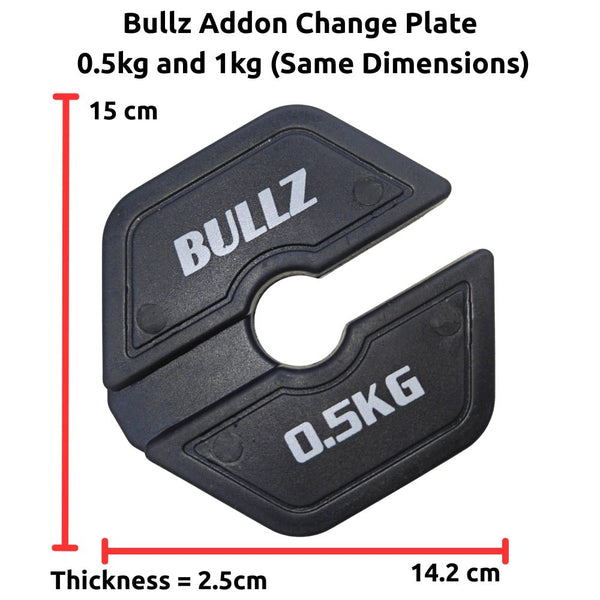 Bullz Addon Change Plate (In Pairs) - Gymsportz