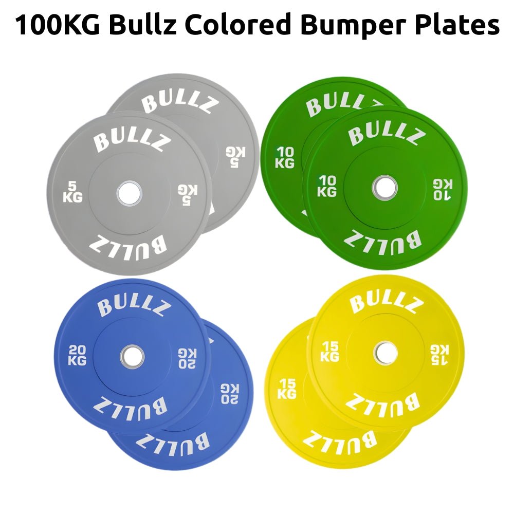 Bullz Colored Bumper Plates Set - Gymsportz