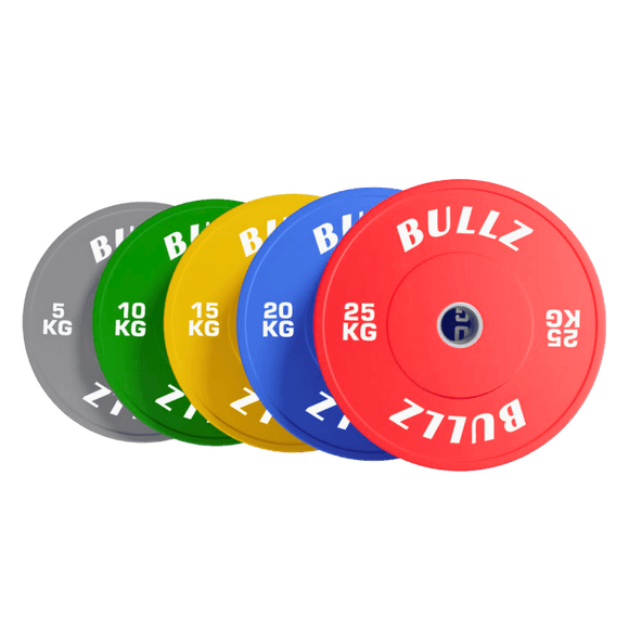 Bullz Colored Bumper Plates Set - Gymsportz