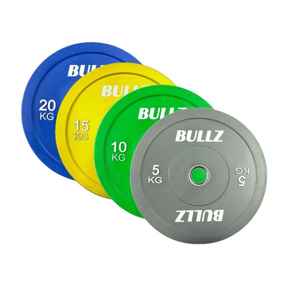 Bullz Colored Bumper Plates Set - Gymsportz