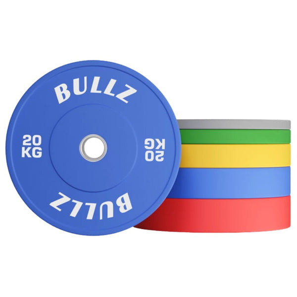 Bullz Colored Bumper Plates Set - Gymsportz