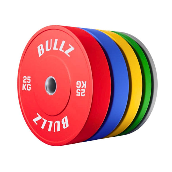 Bullz Colored Bumper Plates Set - Gymsportz