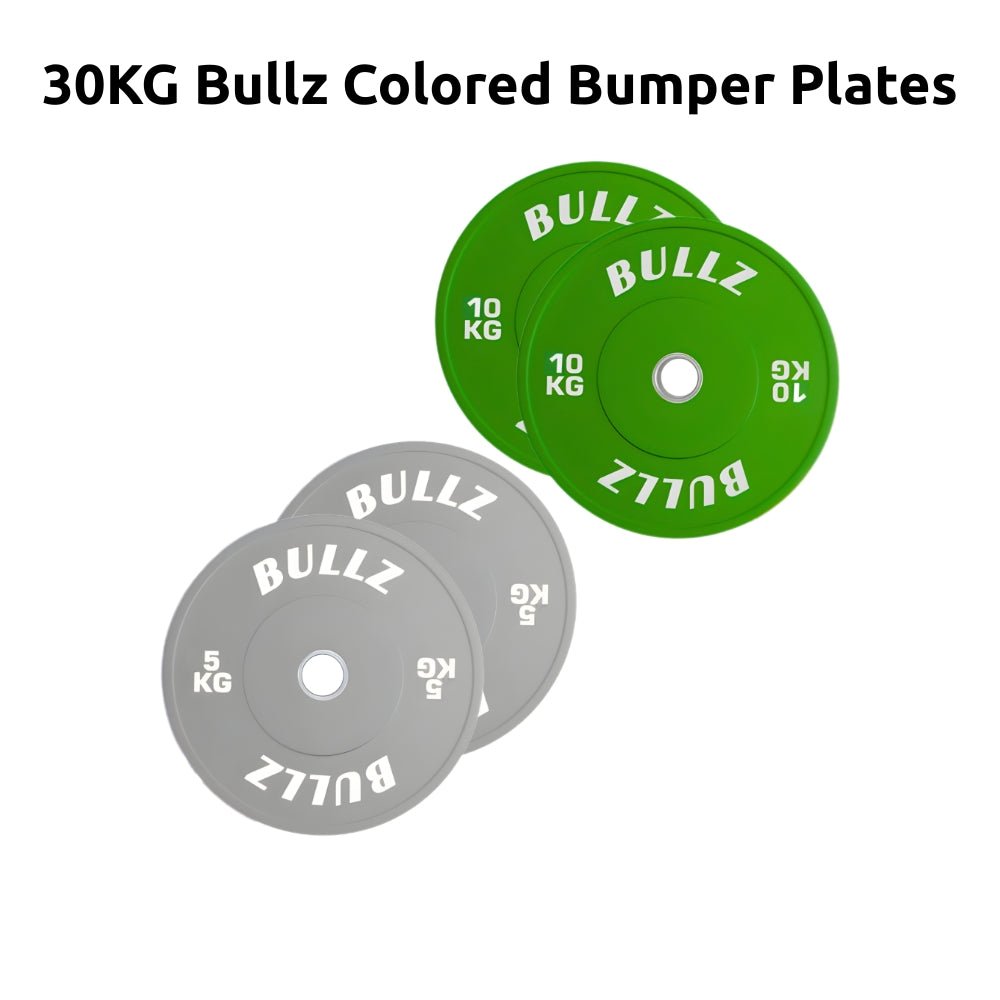 Bullz Colored Bumper Plates Set - Gymsportz