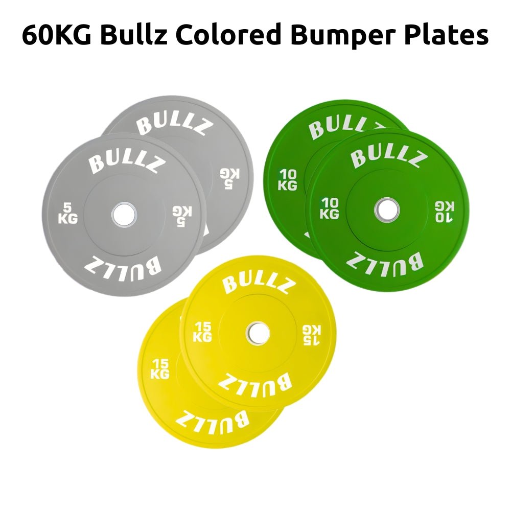 Bullz Colored Bumper Plates Set - Gymsportz